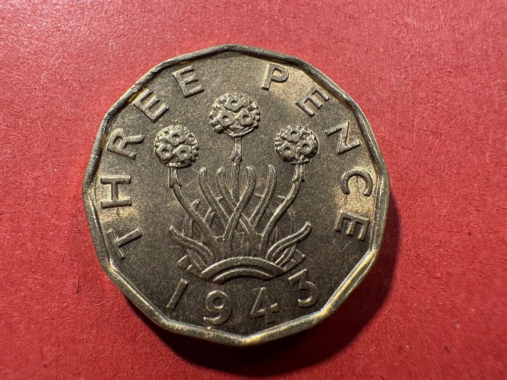 Verenigd Koninkrijk (UK) - 3 Pence 1943 (#200#), Ophalen of Verzenden, Overige landen, Losse munt