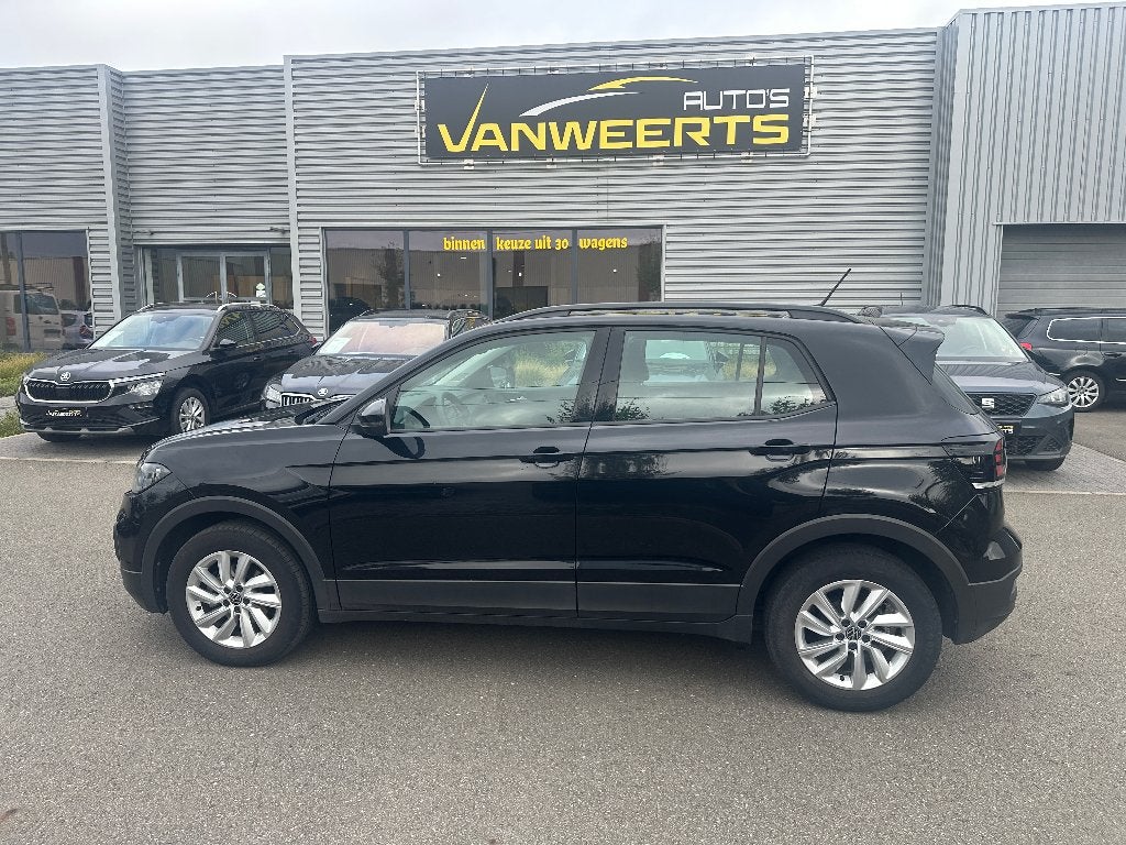 Vw T-Cross, 1.0 TSI, DSG AUTOMAAT, 110 pk, CARPLAY-ANDROID, Auto's, Volkswagen, Euro 6, Zwart, 146 g/km, 5 zetels