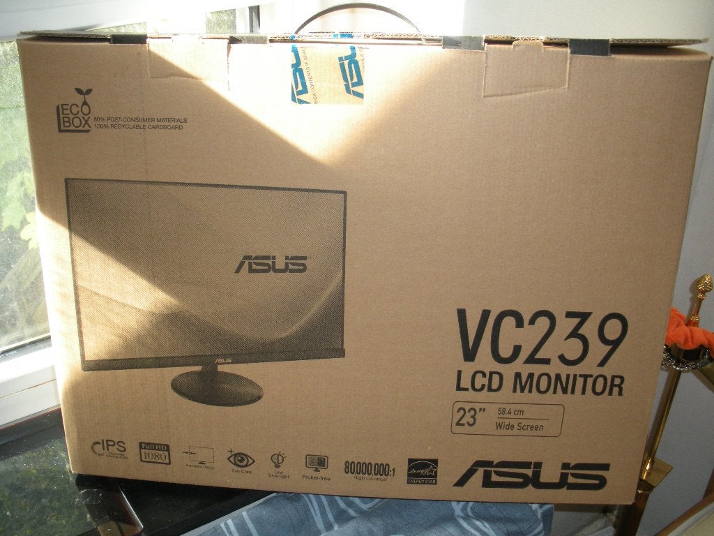 Ecran Asus VC239H 23" Noir , Haut-Parleur Intégré HDMI IPS, 3 à 5 ms, DVI, Enlèvement ou Envoi, Haut-parleurs intégrés