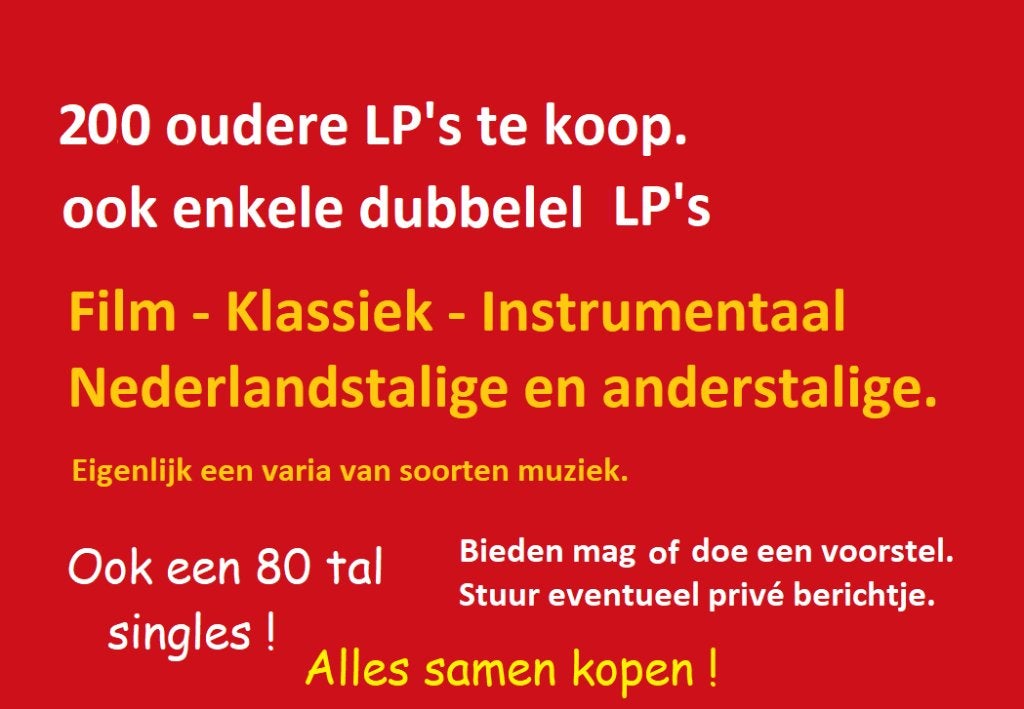 MUZIEK ...... LP en singles te koop, Ophalen, Gebruikt