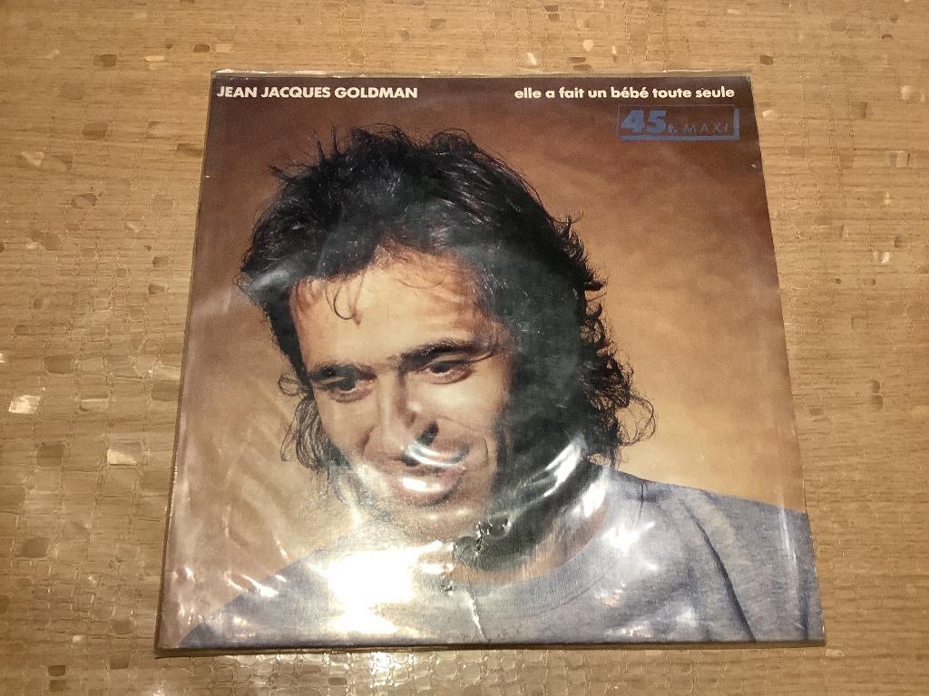 Disque vinyles maxi 45 tours jean jacques goldman, Enlèvement, Utilisé, 12 pouces
