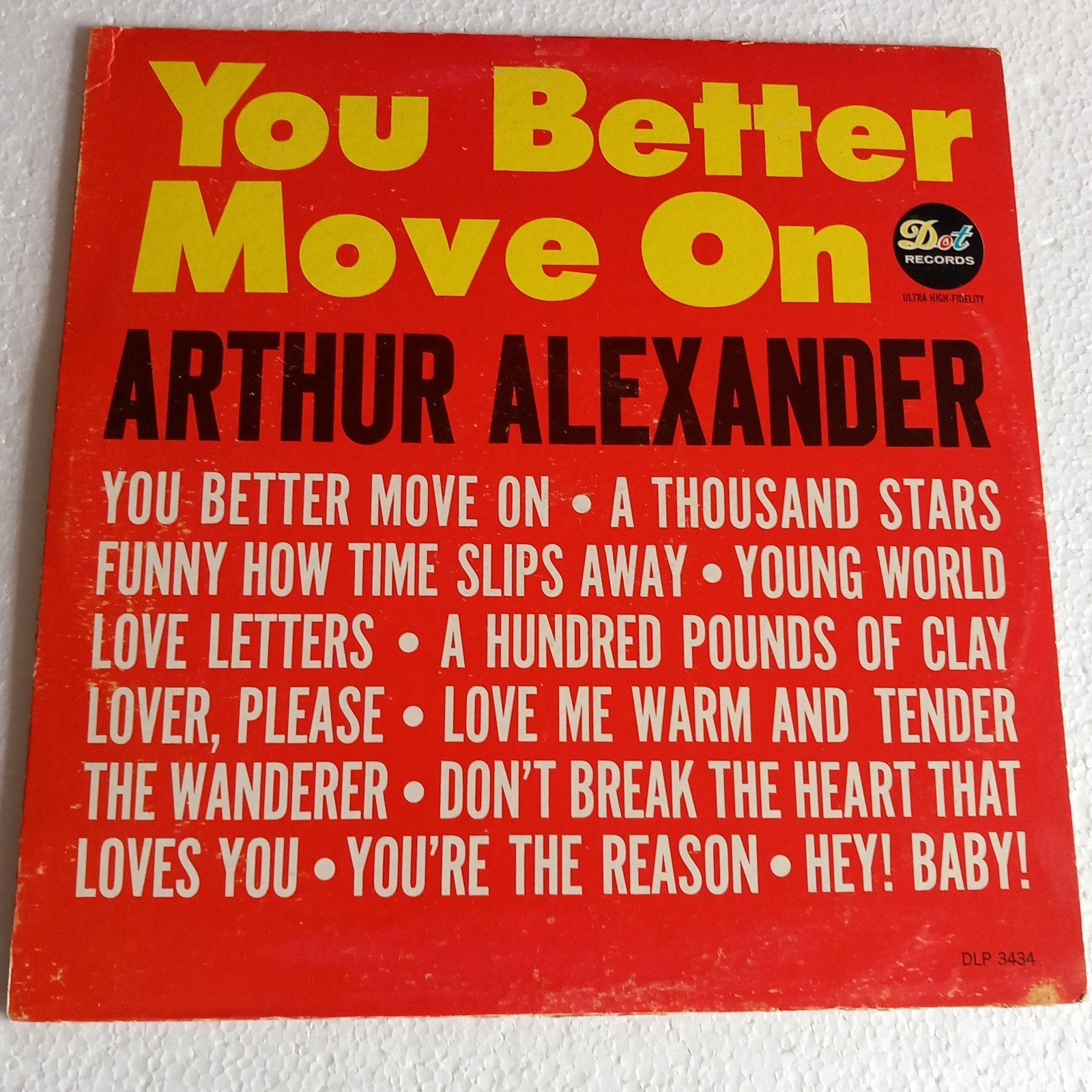 ARTHUR ALEXANDER. YOU BETTER MOVE ON. 1962 USA R&B.LP, Ophalen of Verzenden, LP