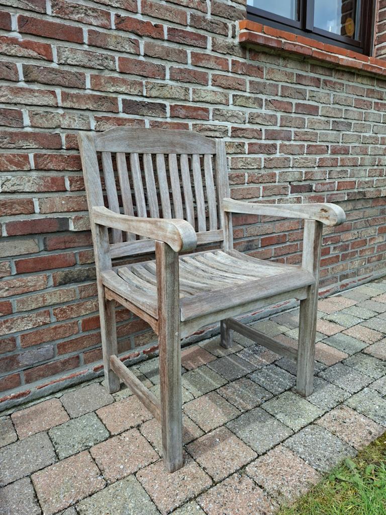 Terrasstoel teak., Tuin en Terras, Tuinstoelen, Ophalen
