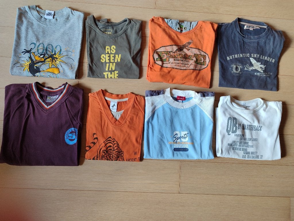 T shirts, Ophalen