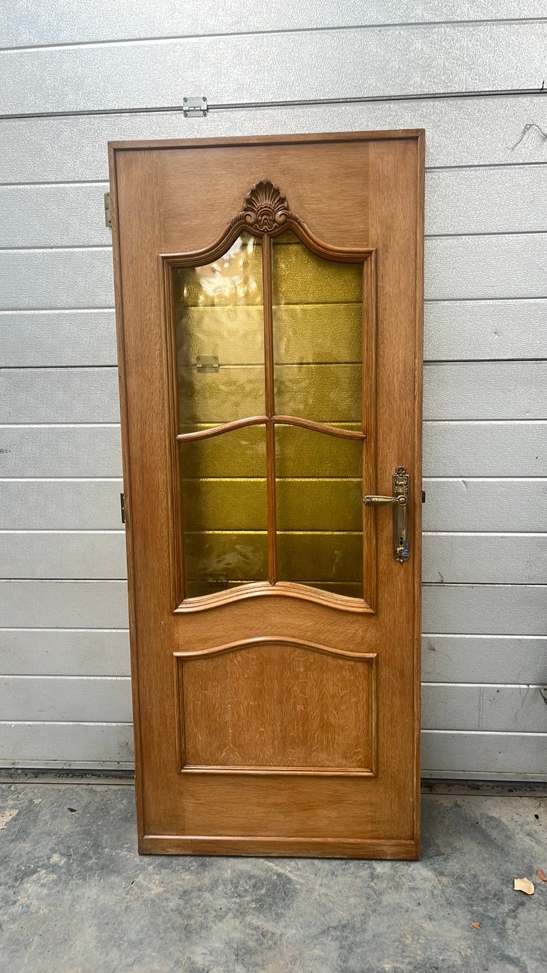 Volle duren met glas, Ophalen, Gebruikt, 80 tot 100 cm, Binnendeur
