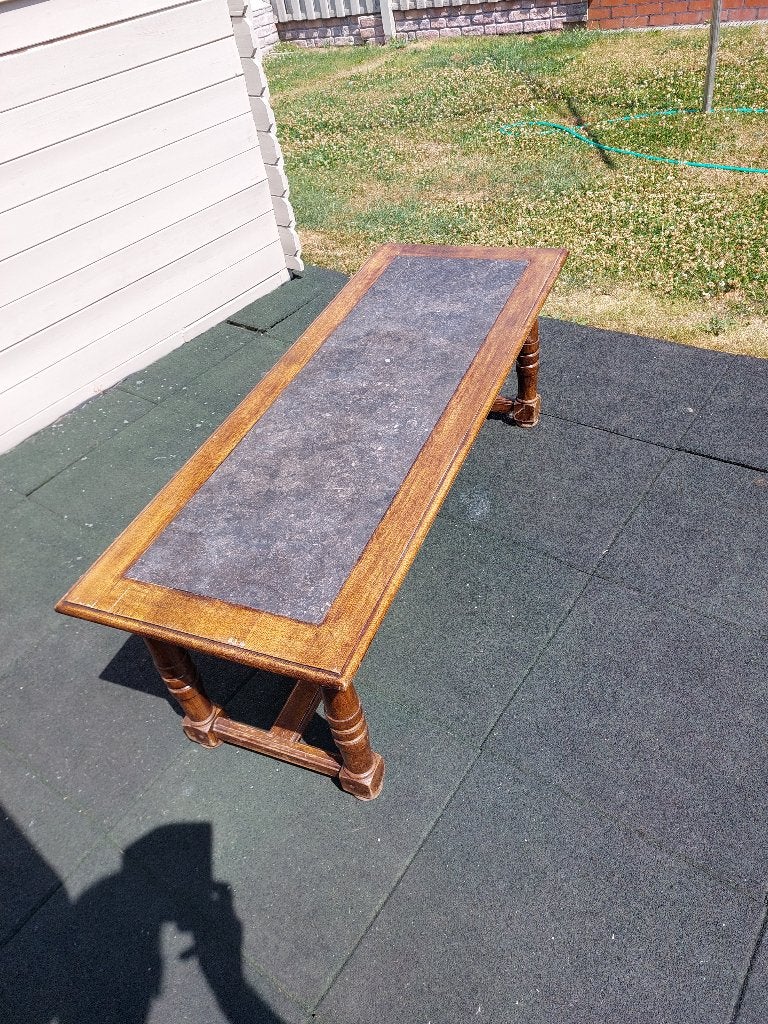 Salontafel, Huis en Inrichting, Ophalen, Gebruikt, 100 tot 150 cm, Eikenhout