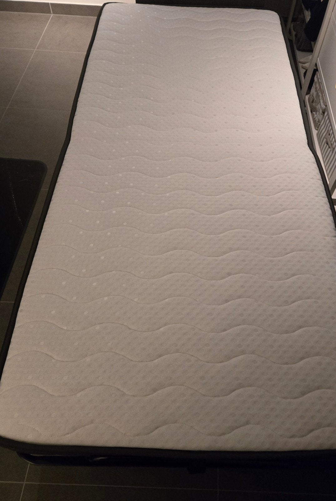 Logeerbed/vouwbed, Huis en Inrichting, 90 cm, Eenpersoons, Ophalen of Verzenden, Matras