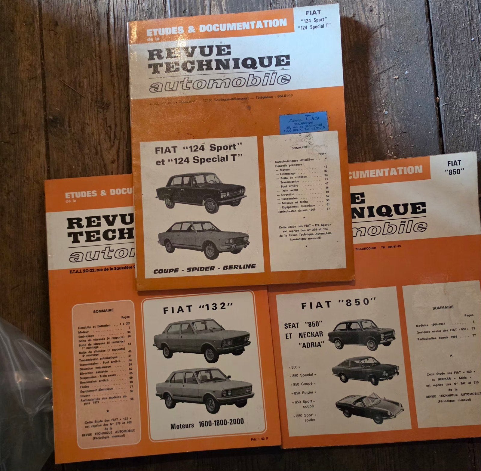 Revue Technique automobile Renault 12 14 en 20, Enlèvement ou Envoi