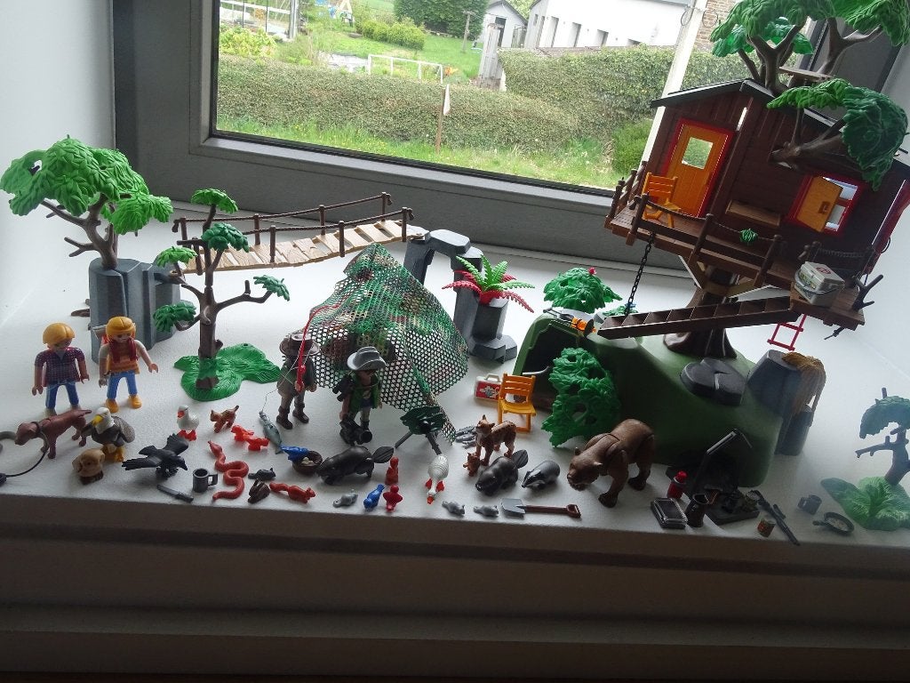 Lot Playmobil Nature + Foret total 3 boites, Wild life, Gebruikt, Complete set, Overige typen