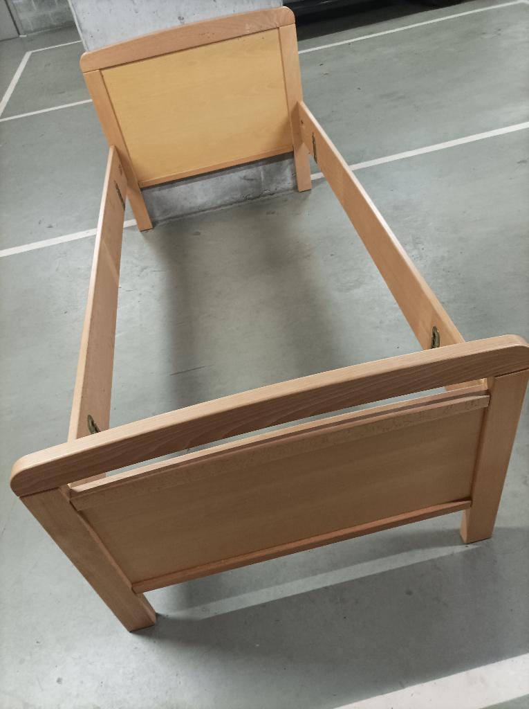 1 persoonsbed, Huis en Inrichting, Ophalen, 100 cm, Eenpersoons, 210 cm