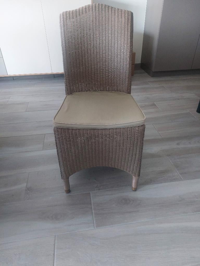 stoelen taupe (6stuks), Comme neuf, Enlèvement, Cinq, Six Chaises ou plus, Synthétique