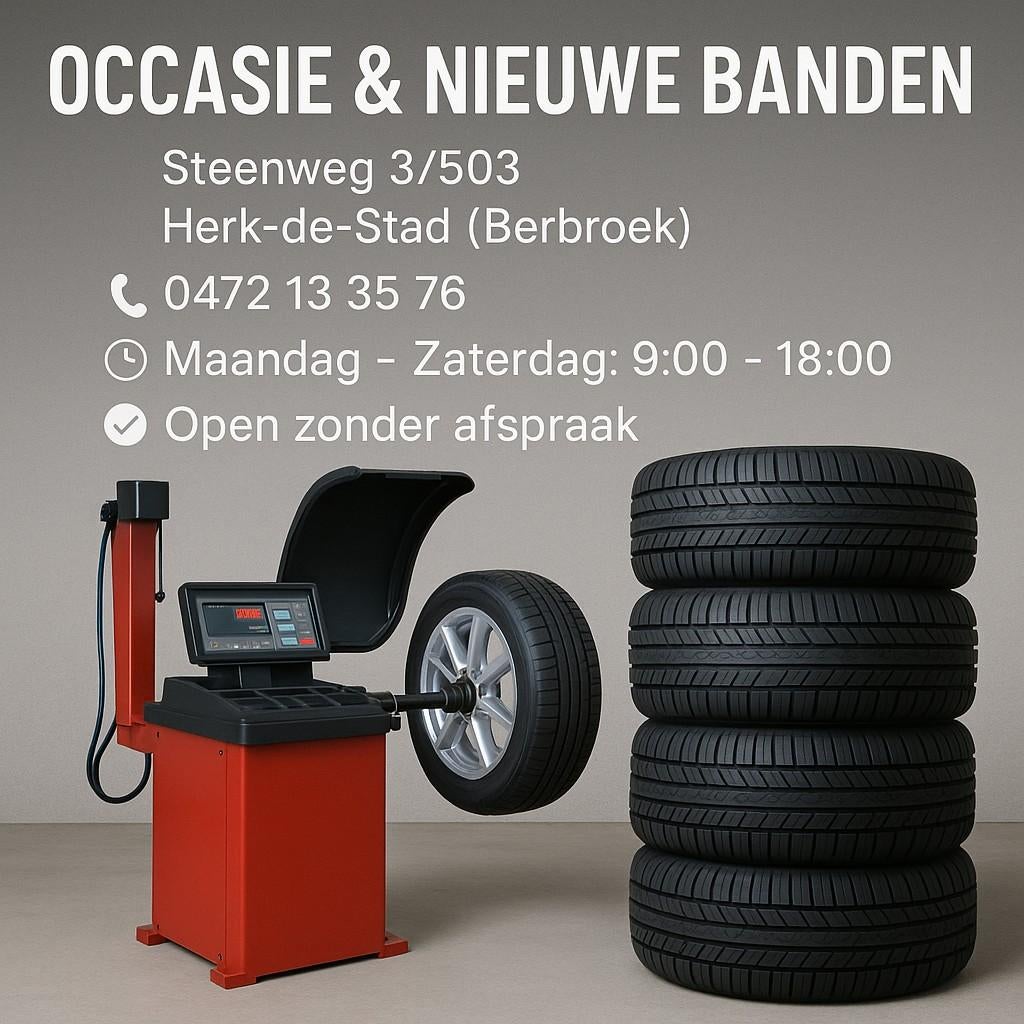 Auto occasie banden vanaf 30€ per stuk met montage 5mm+, Ophalen
