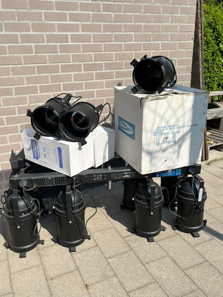PAR64 Showtec lichtsetje, Muziek en Instrumenten, Ophalen, Gebruikt, Licht