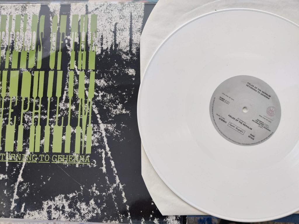 Fields of the nephilim (returning to gehenna, wit vynil,ital, Ophalen of Verzenden