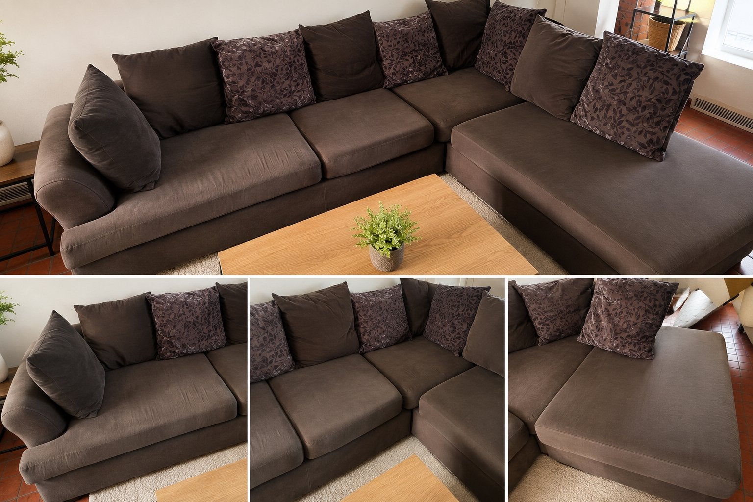 Grote hoekzetel te koop – Zeer comfortabel, Ophalen, Gebruikt