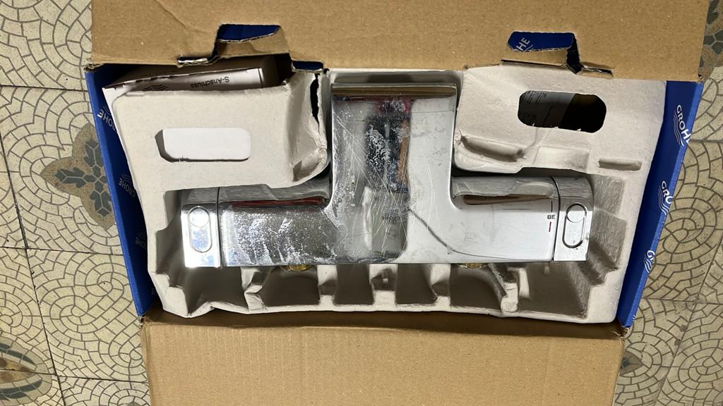 Grohe-mixer, Ophalen, Gebruikt, Chroom, Kraan