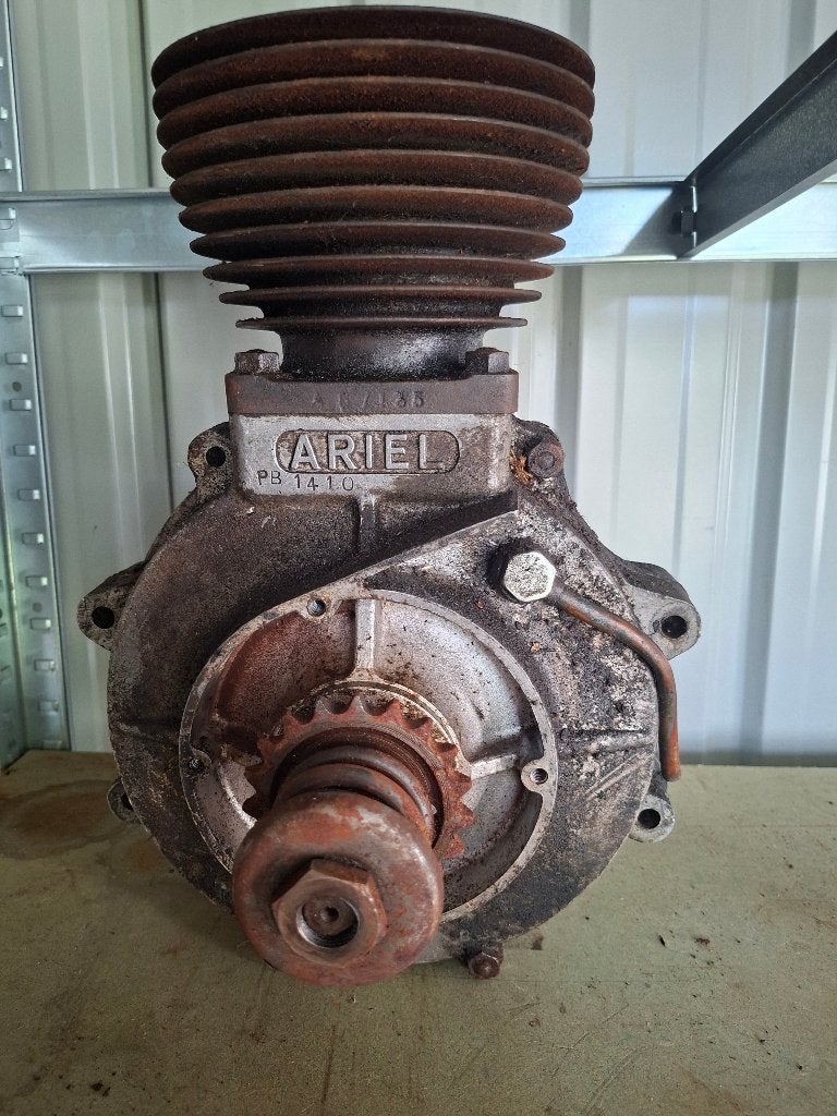Ariel 350 motorblok, Ophalen, Gebruikt