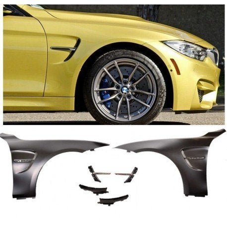 SET DEUX AILES AVANT LOOK M4 BMW SÉRIE 4 F32 F33 F36 (14-20), Enlèvement