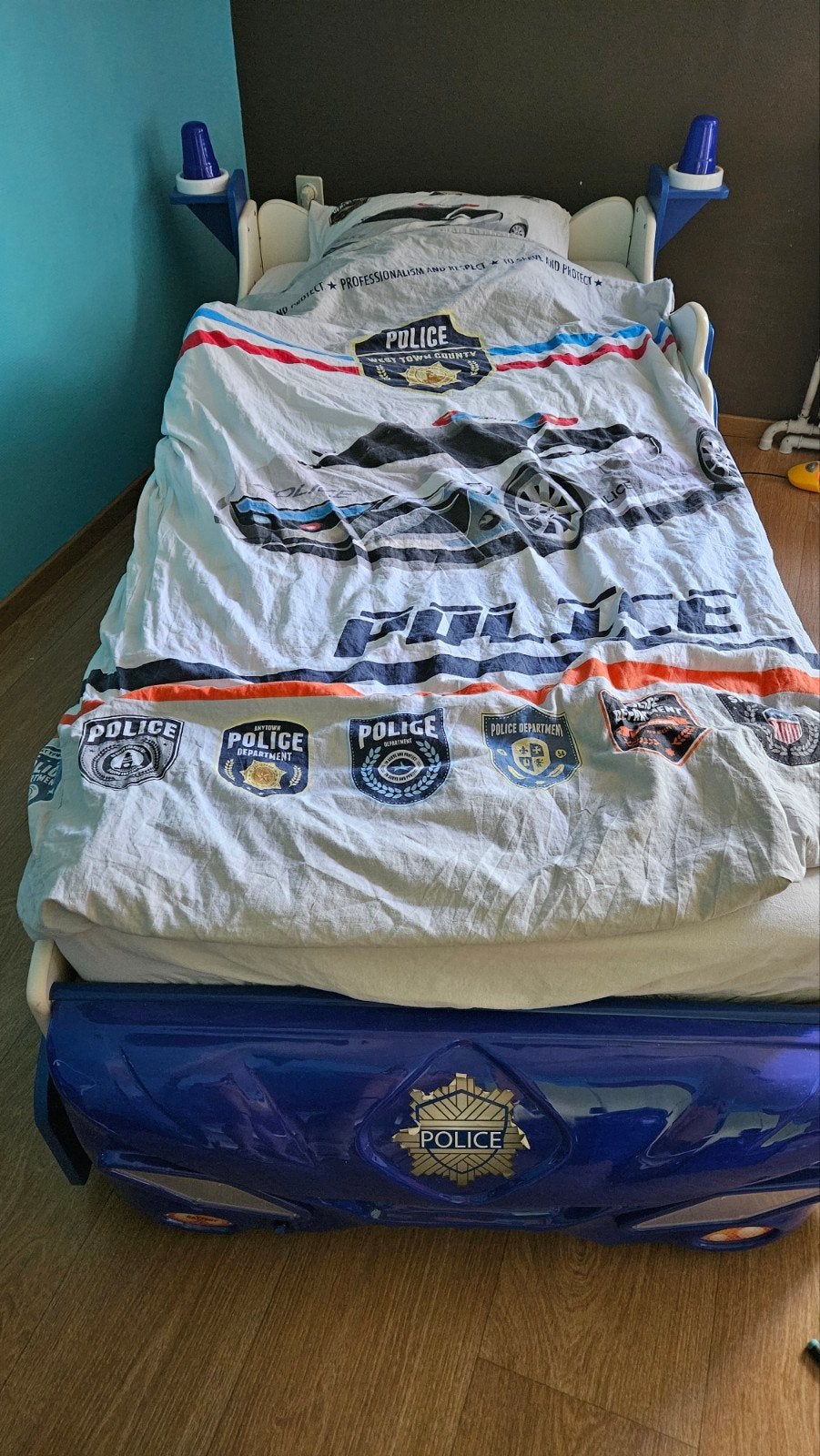 bed , politiebed, autobed met lattenbodem en matras, Ophalen, Lattenbodem