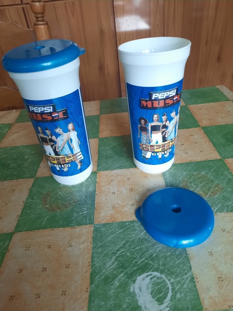 pepsi grote nieuwe bekers vintage collectie the spice girls, Enlèvement ou Envoi, Neuf