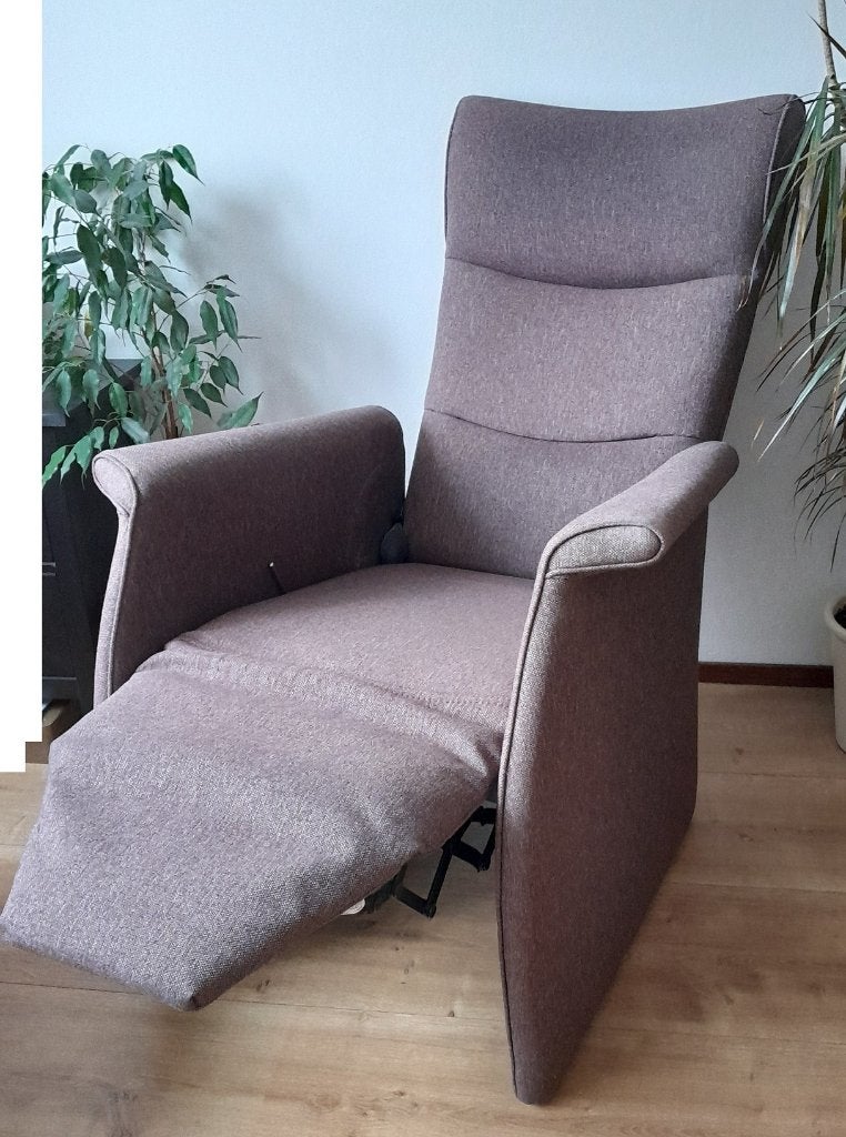 Stoel met hoge rug, Maison & Meubles, Chaises, Brun, Enlèvement, Utilisé, Une