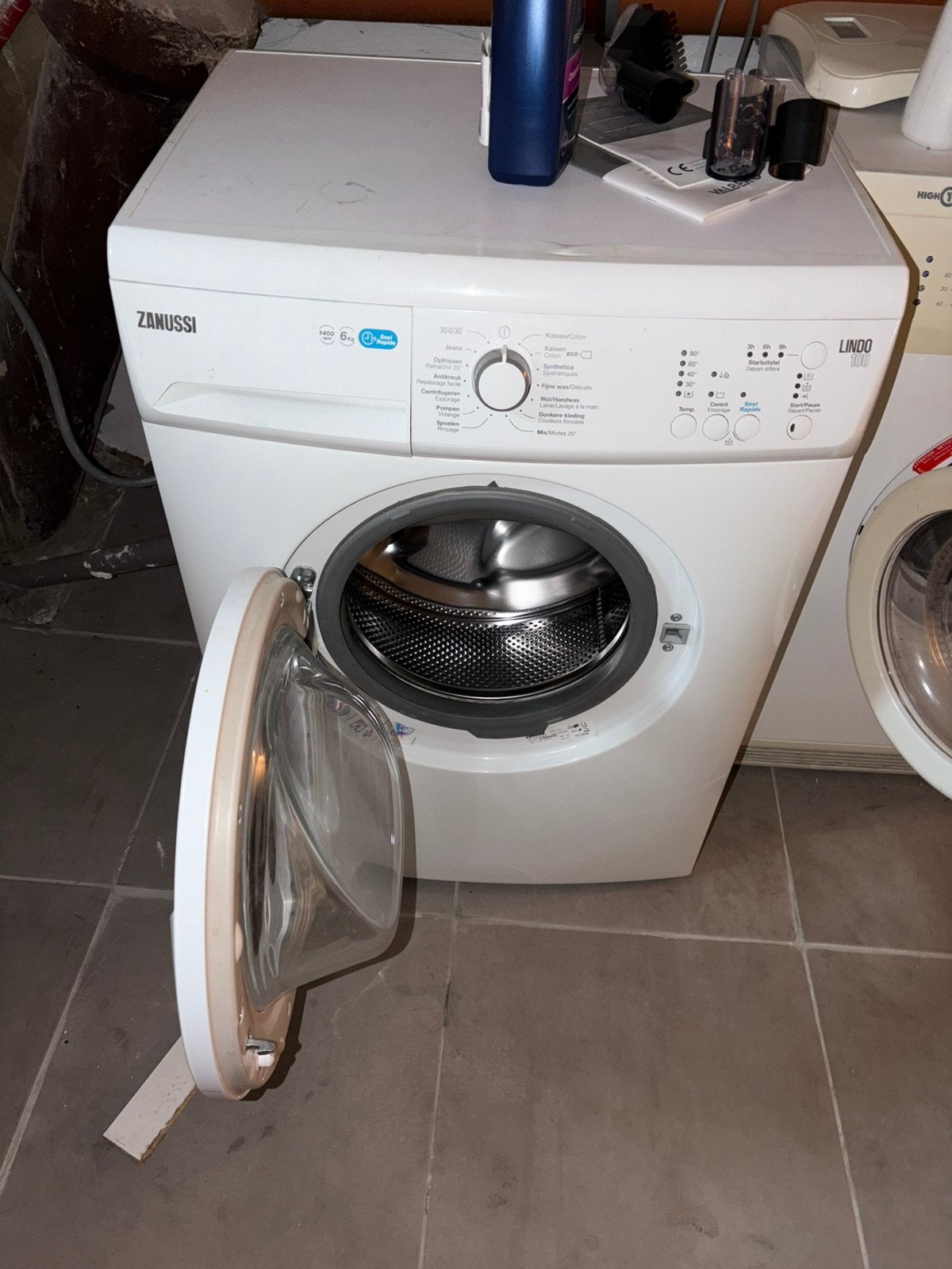 Lave linge zanussi, 6 à 8 kg, Enlèvement, Utilisé