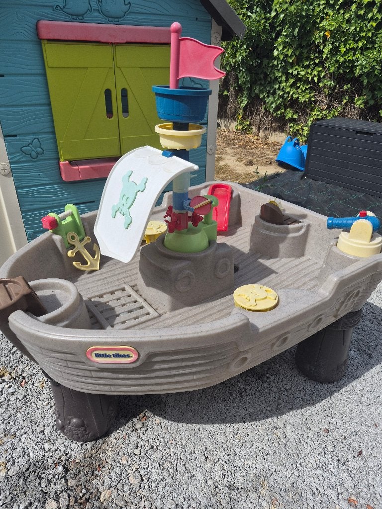 Little tikes Watertafel piratenboot, Ophalen, Gebruikt