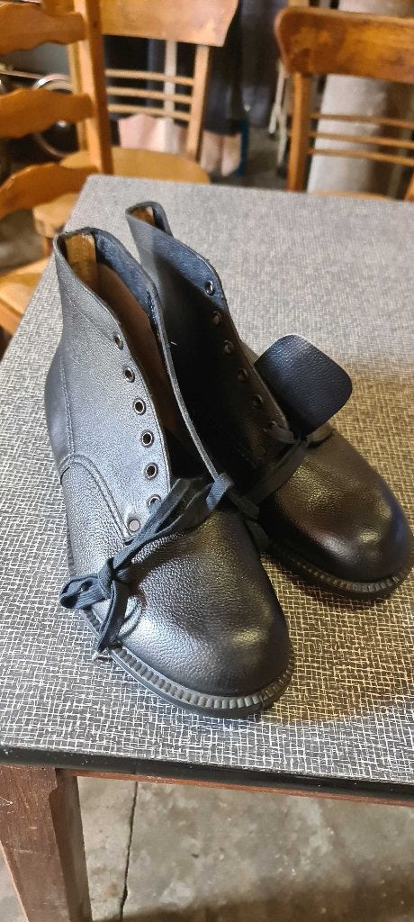 Lederen werkschoenen, Kleding | Heren, Schoenen, Ophalen, Andere, Zwart, Nieuw
