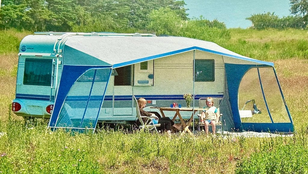 Luifel caravan merk Isabella Sun Blue G19 met carbonX, Caravans en Kamperen, Voortenten en Luifels, Ophalen, Gebruikt, Isabella