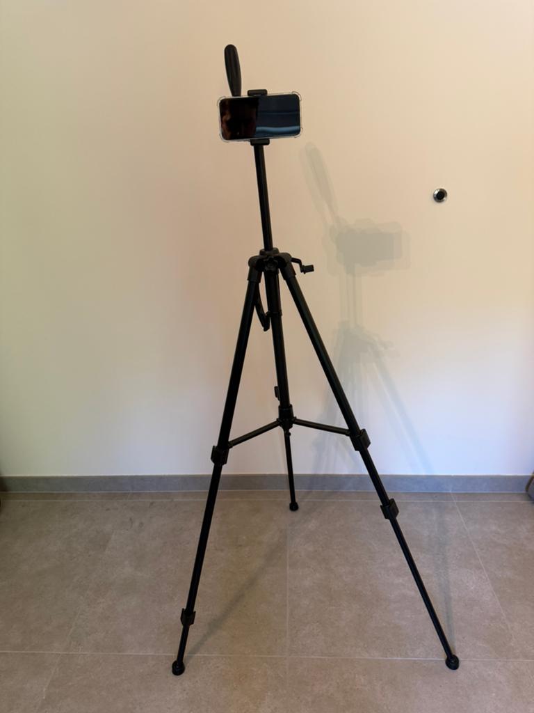 ESDDI-camera en smartphone-statief, Audio, Tv en Foto, Fotografie | Statieven en Balhoofden, Zo goed als nieuw, 150 tot 175 cm