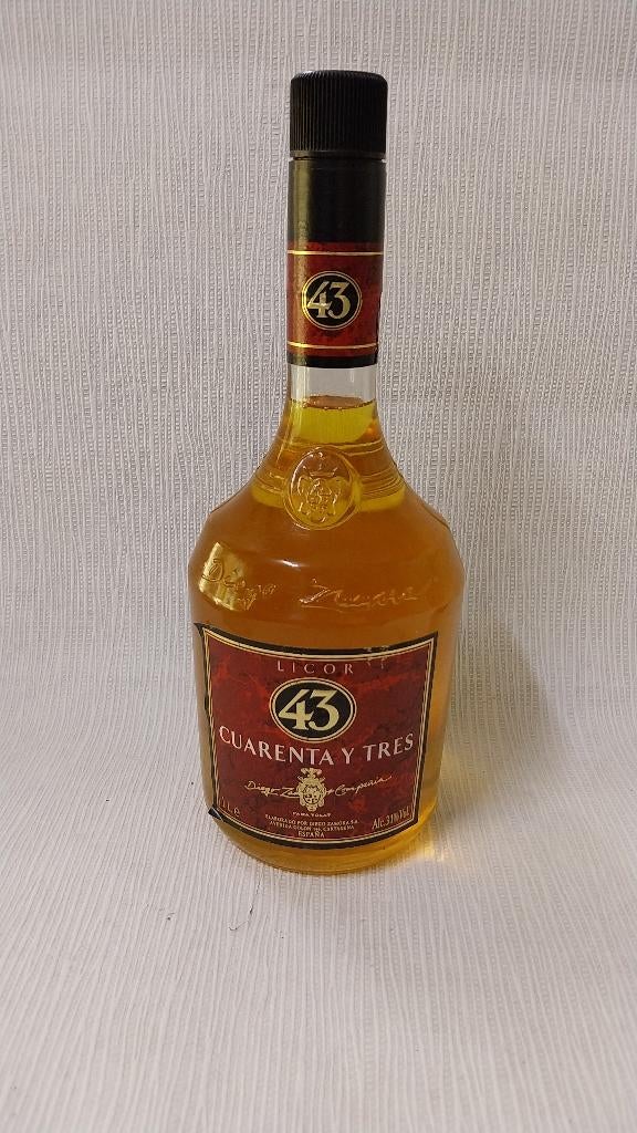 Ancienne bouteille de Licor 43 Cuarenta Y Tres 2, Collections, Enlèvement ou Envoi, Utilisé, Autres types