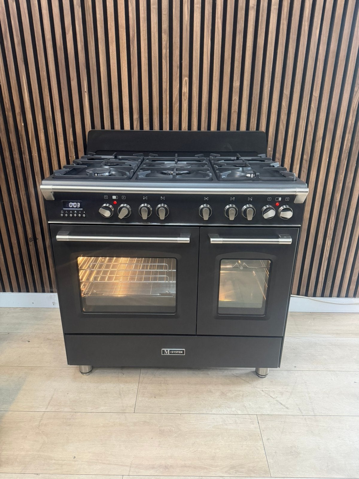Prachtig Boretti M-system Fornuis 90 cm (Gratis bezorgen), Gaz, Classe énergétique A ou plus économe, Enlèvement ou Envoi, Comme neuf