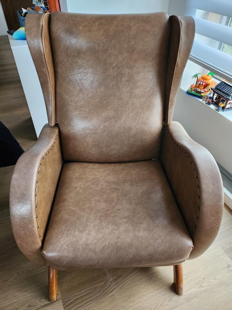 Oude fauteuil, Huis en Inrichting, Ophalen, Gebruikt, Vintage