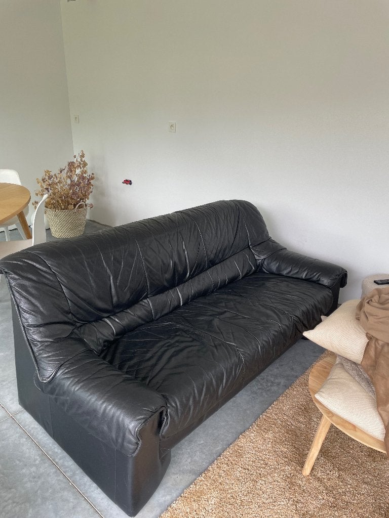 Zetel 3 personen, Ophalen, Gebruikt, Leer