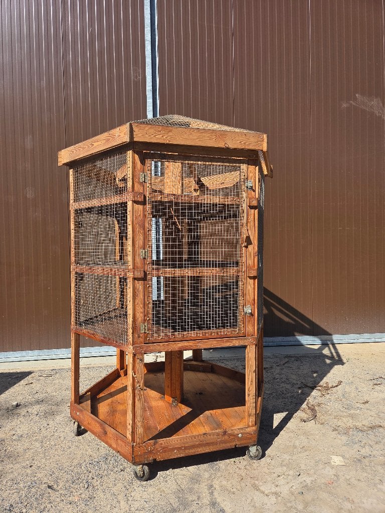 Cage pour animaux, Enlèvement, Comme neuf, Bois, Cage à oiseaux