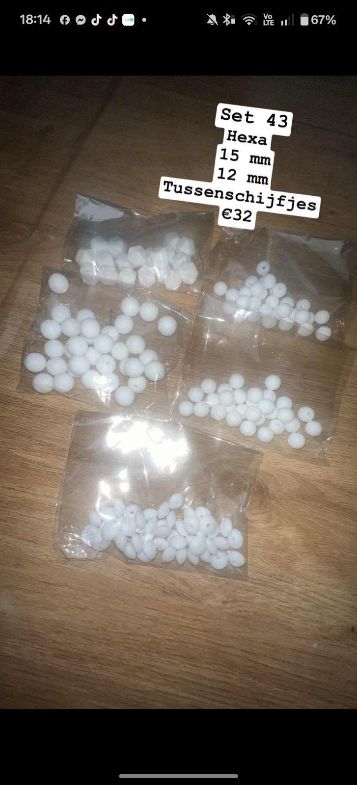 Silicone kralen, Ophalen, Nieuw, Kraal