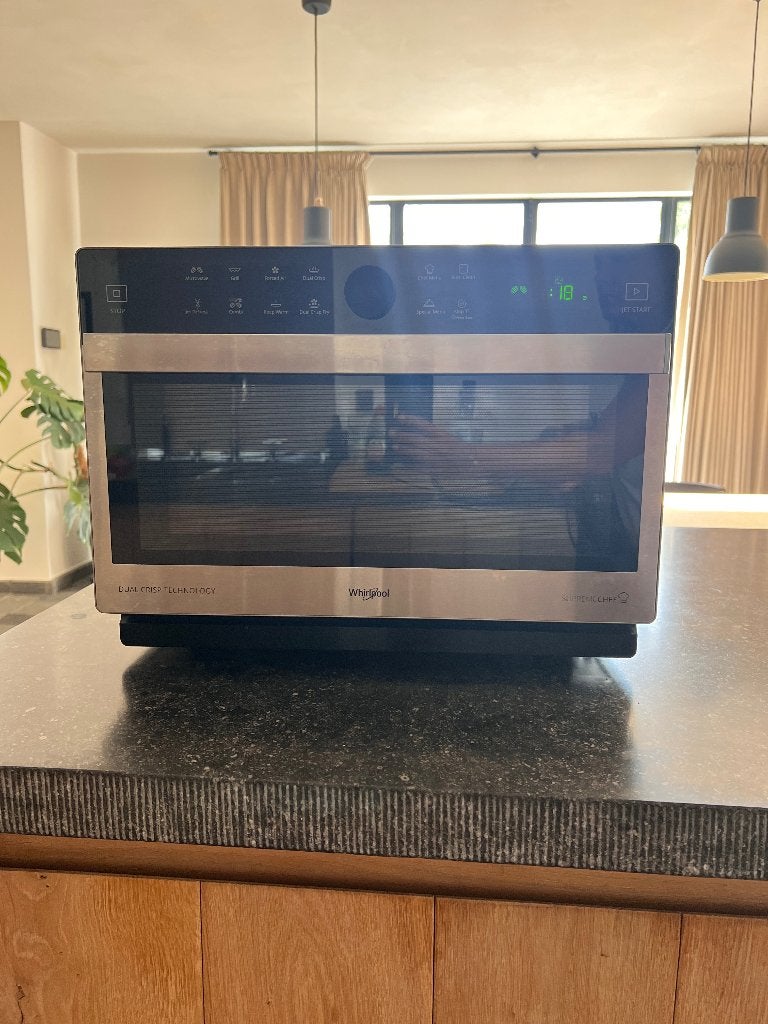 Combi-oven en microgolf whirlpool, Ophalen, Minder dan 45 cm, Whirlpool, Draaiplateau