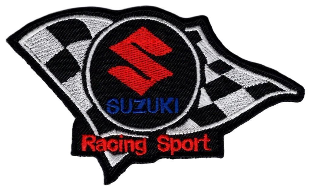 Suzuki Racing stoffen opstrijk patch embleem #3, Motoren, Accessoires | Overige, Nieuw, Verzenden