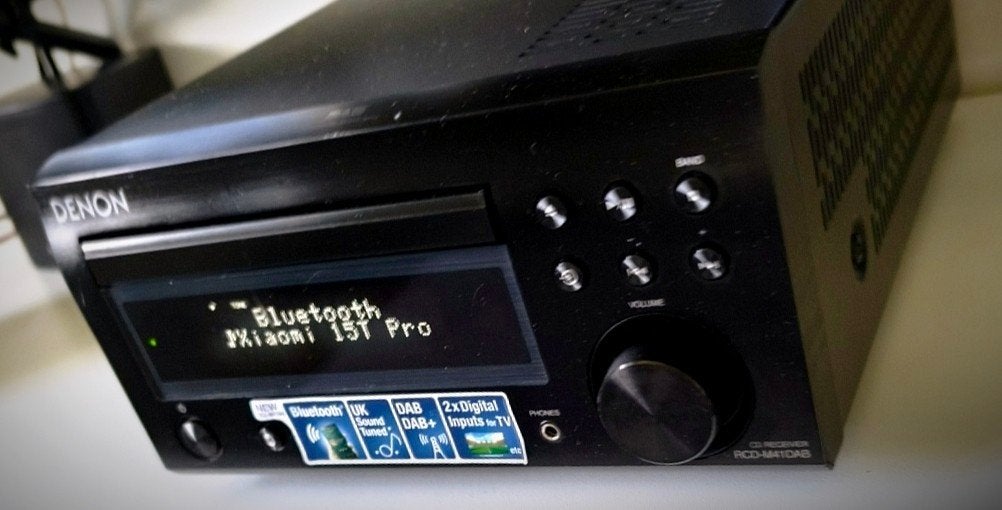 HiFi-microfoon: Denon D-M41DAB - Bluetooth/DAB+/ CD/FM, Ophalen of Verzenden, Zo goed als nieuw, Tuner of Radio, Denon