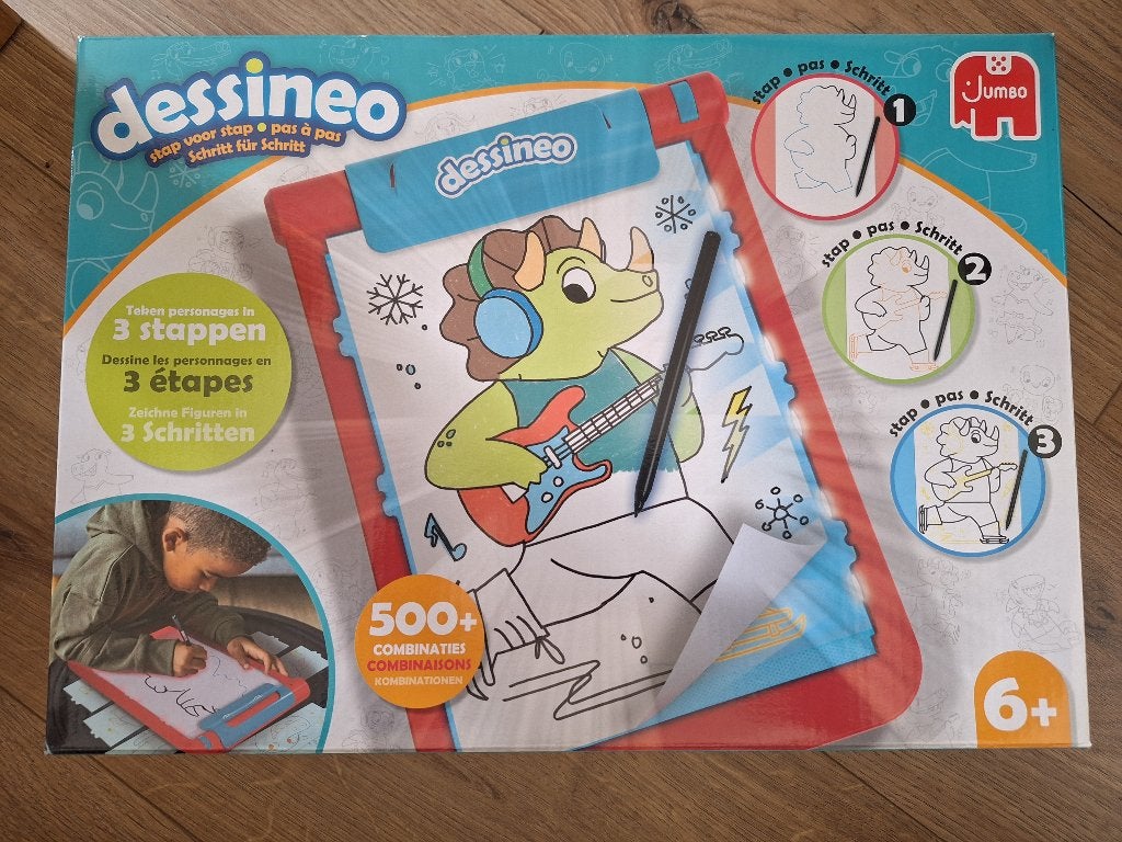Jeu de dessin : Dessineo (Jumbo), Enlèvement, Neuf, Électronique, Avec lumière