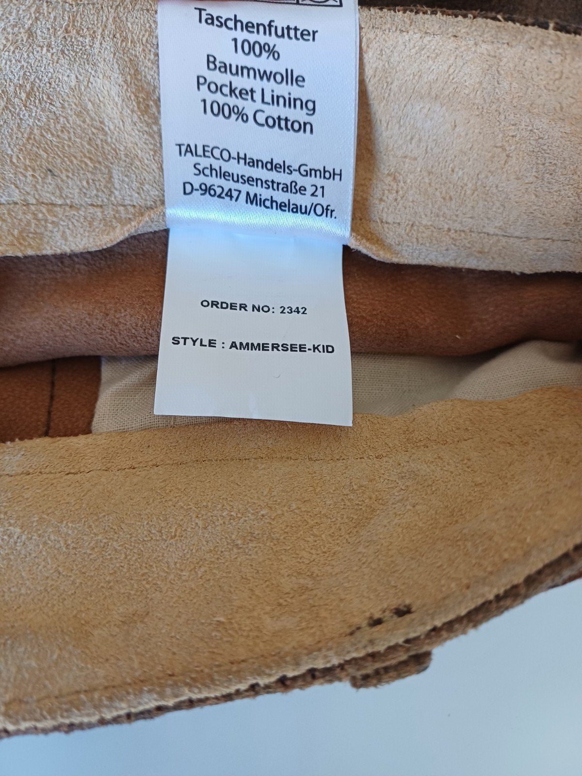 Echte, originele lederhosen voor kind - maat 128, Ophalen, Overige maten, Zo goed als nieuw, Kleding