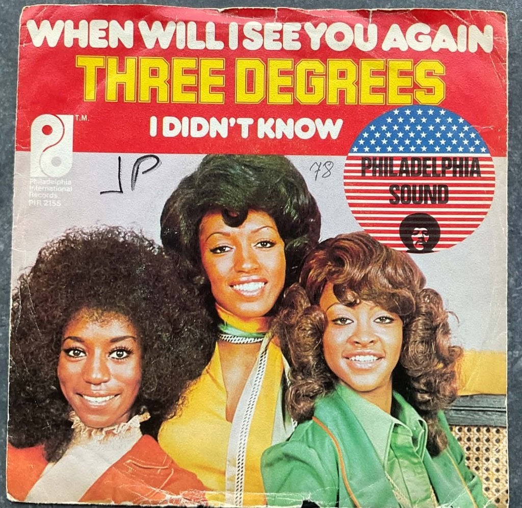 Three Degrees "When Will I See You Again", CD & DVD, Enlèvement ou Envoi, Pochette photo, 7 inch, Autres genres