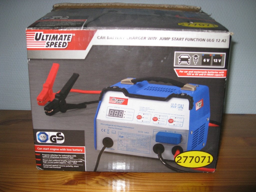 batterijlader 12v lood, deepcycle, agm, 6v lood + starthulp, Gebruikt