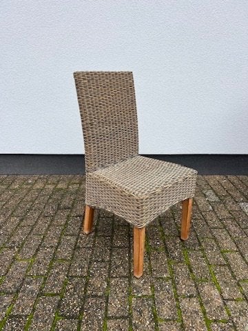 rotan stoelen 2, Ophalen, Twee, Bruin, Rotan, mid century, vintage