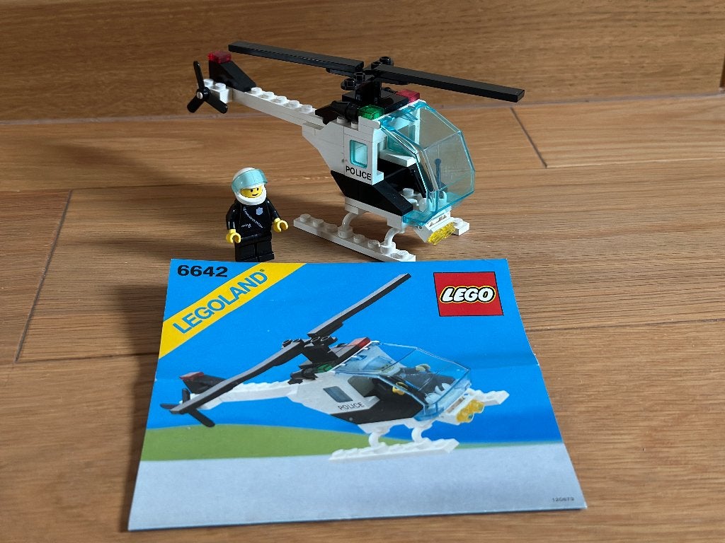 Lego Legoland 6642 Police Helicopter, Gebruikt, Lego, Ophalen of Verzenden, Compleet