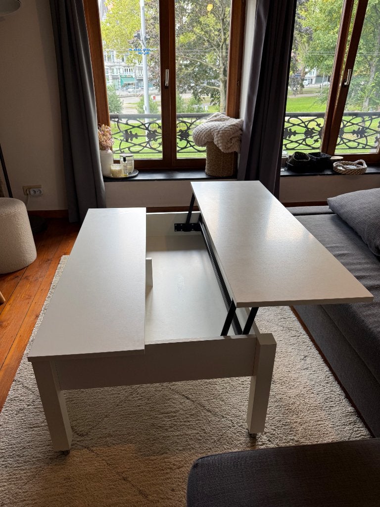 Table basse transformable, Maison & Meubles, 100 à 150 cm, Enlèvement, Utilisé, 50 à 100 cm