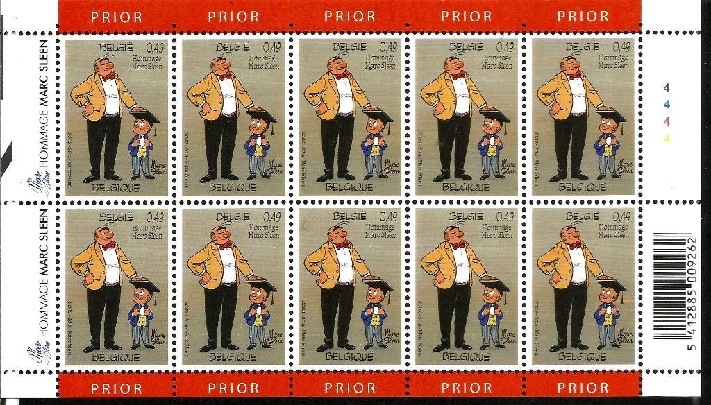 2002 Marc Sleen 80 jaar OBP F3144**, Postzegels en Munten, Orginele gom, Ophalen of Verzenden, Zonder stempel, Postfris
