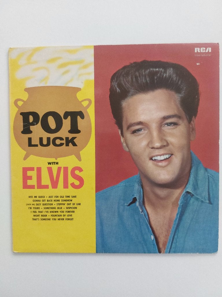 Elvis Presley - Pot Luck With Elvis (uit 1962), LP, Inclusief binnenhoes, Gebruikt, Ophalen of Verzenden