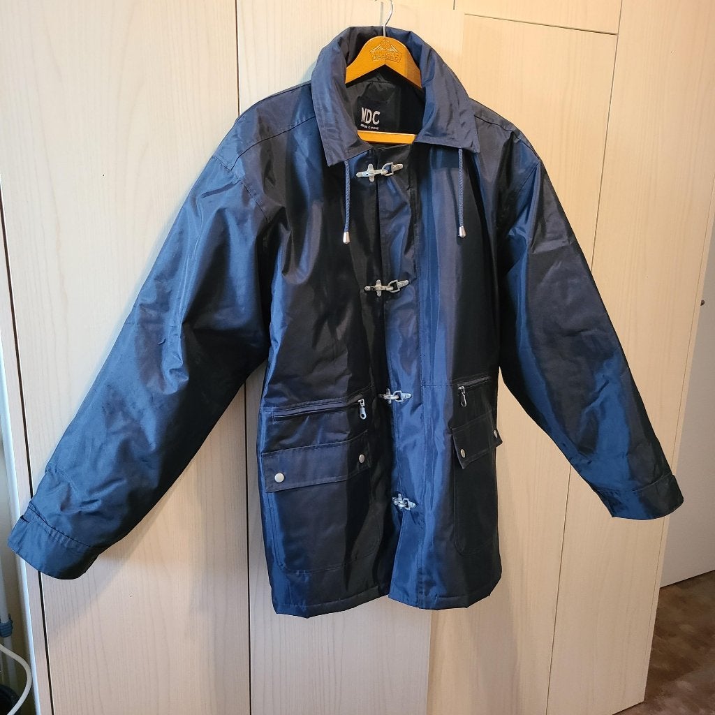 Unieke kans: Gewatteerde Regen/winter jas - donkerblauw XXL, Ophalen, Mer de Chine, Blauw, Overige maten