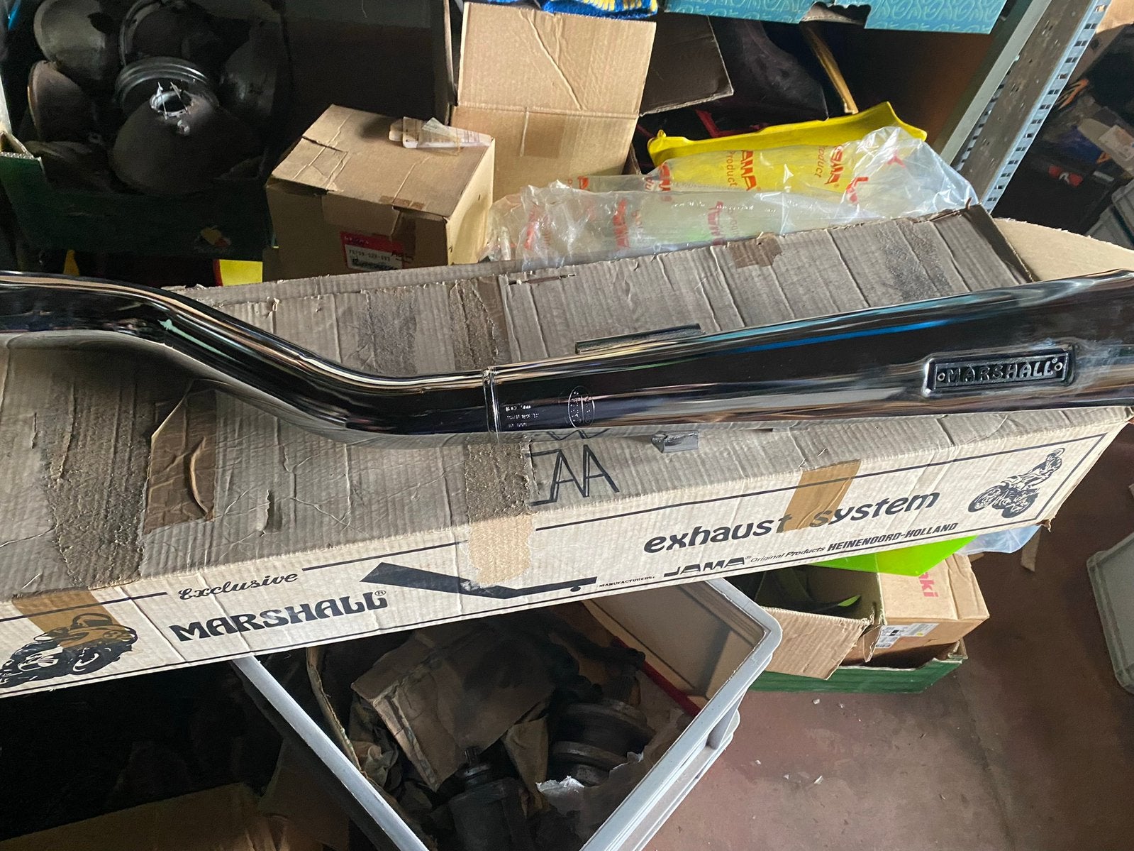 Système d'échappement Marshall pour Honda CX500, Motos, Enlèvement ou Envoi, Neuf